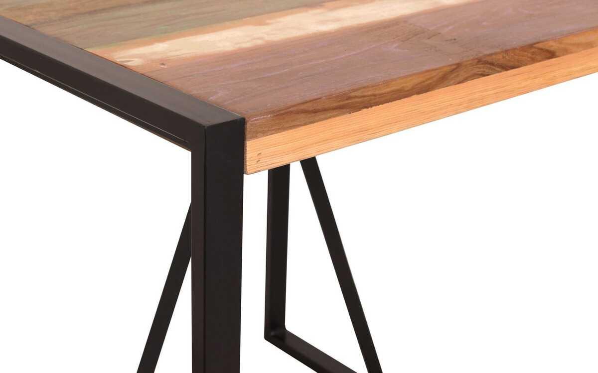 mutoni Table de salle à manger Fume 70x70  