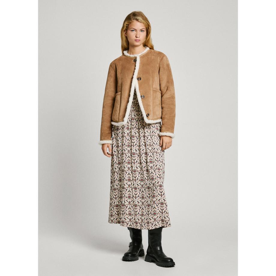 Pepe Jeans London Caylin Giacca Finta Pelliccia  