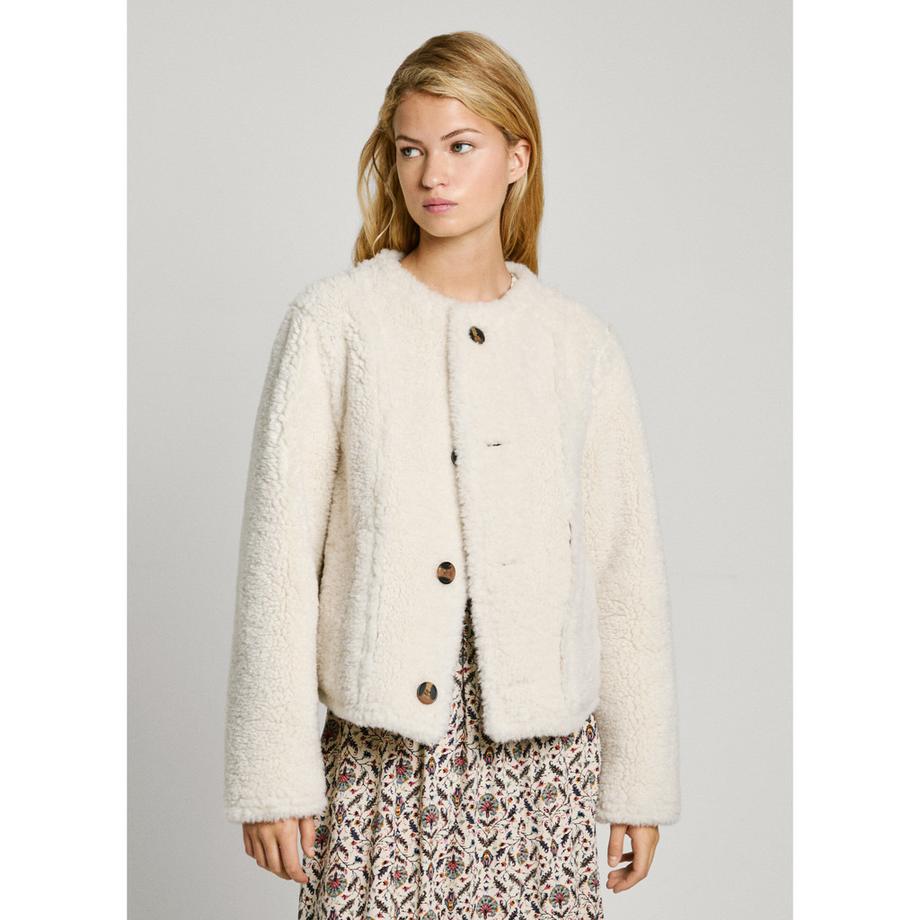 Pepe Jeans London Caylin Giacca Finta Pelliccia  