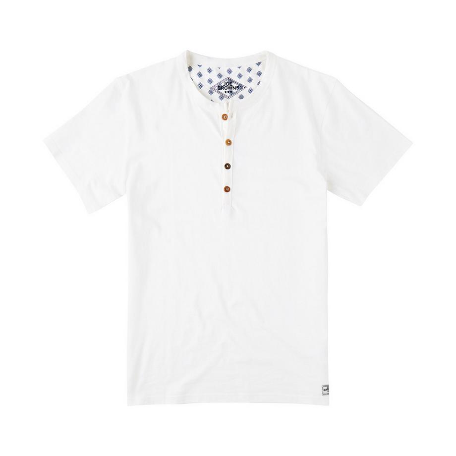 Joe Browns Henley Boutons Bois Fantaisie  