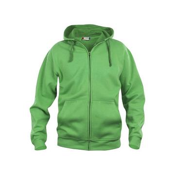 Basic Hoodie mit durchgehendem Reißverschluss