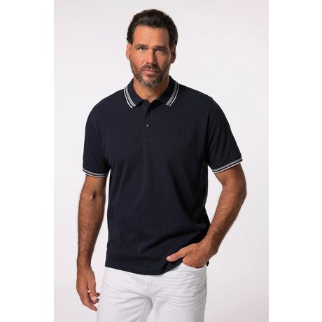 JP1880  Maglia polo in piqué con mezze maniche e bottoni automatici, fino alla tg. 8XL 