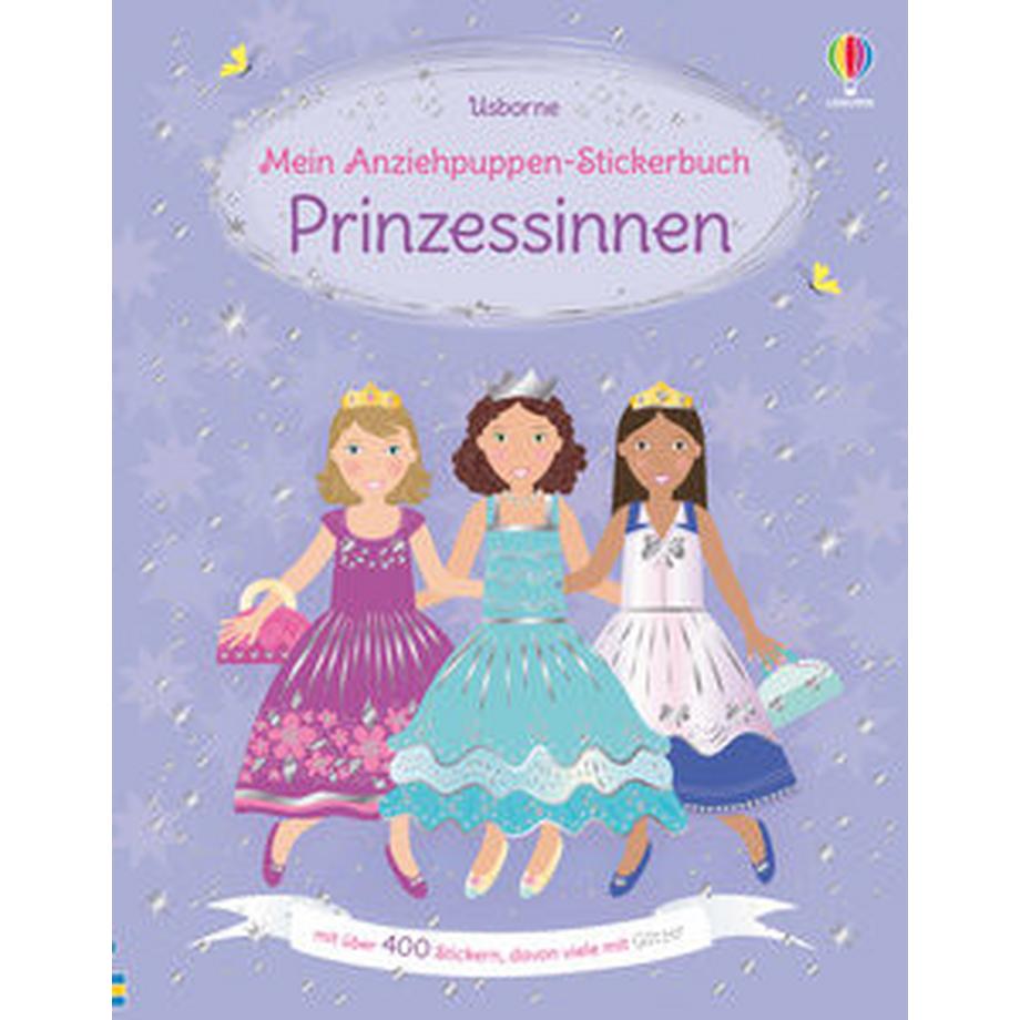 Usborne  Mein Anziehpuppen-Stickerbuch: Prinzessinnen 