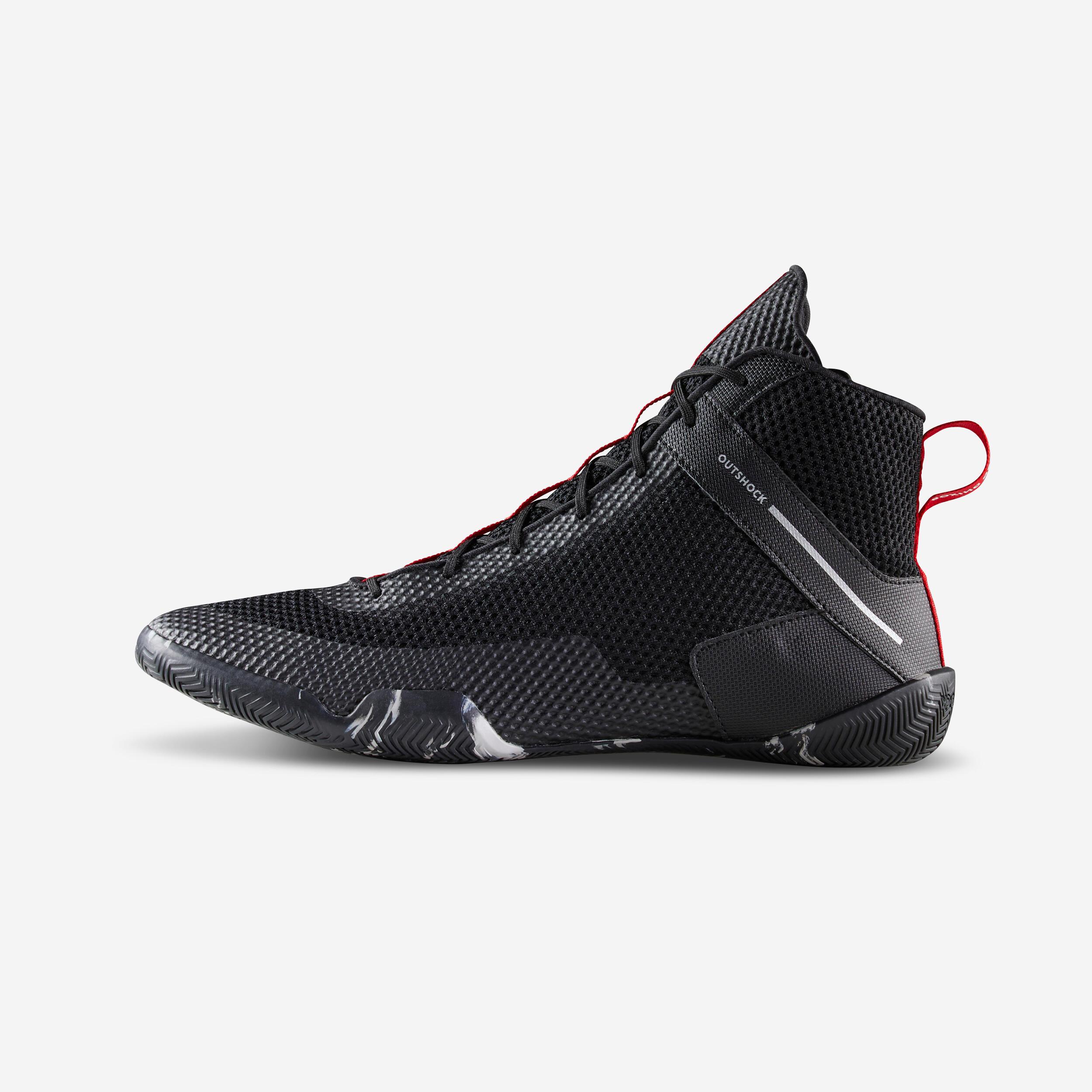 Image of Schuhe - Boxing 500 Unisex Schwarz Leicht 43