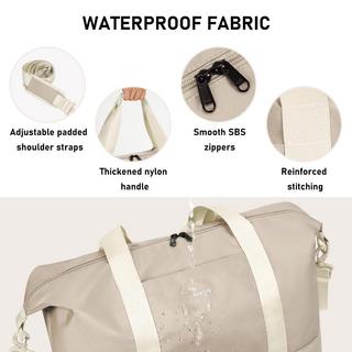 Only-bags.store  Reisetasche Handgepäck groß, für Easyjet faltbare Handgepäcktasche für Flugzeug, Sporttasche mit abnehmbarem Nassbeutel 