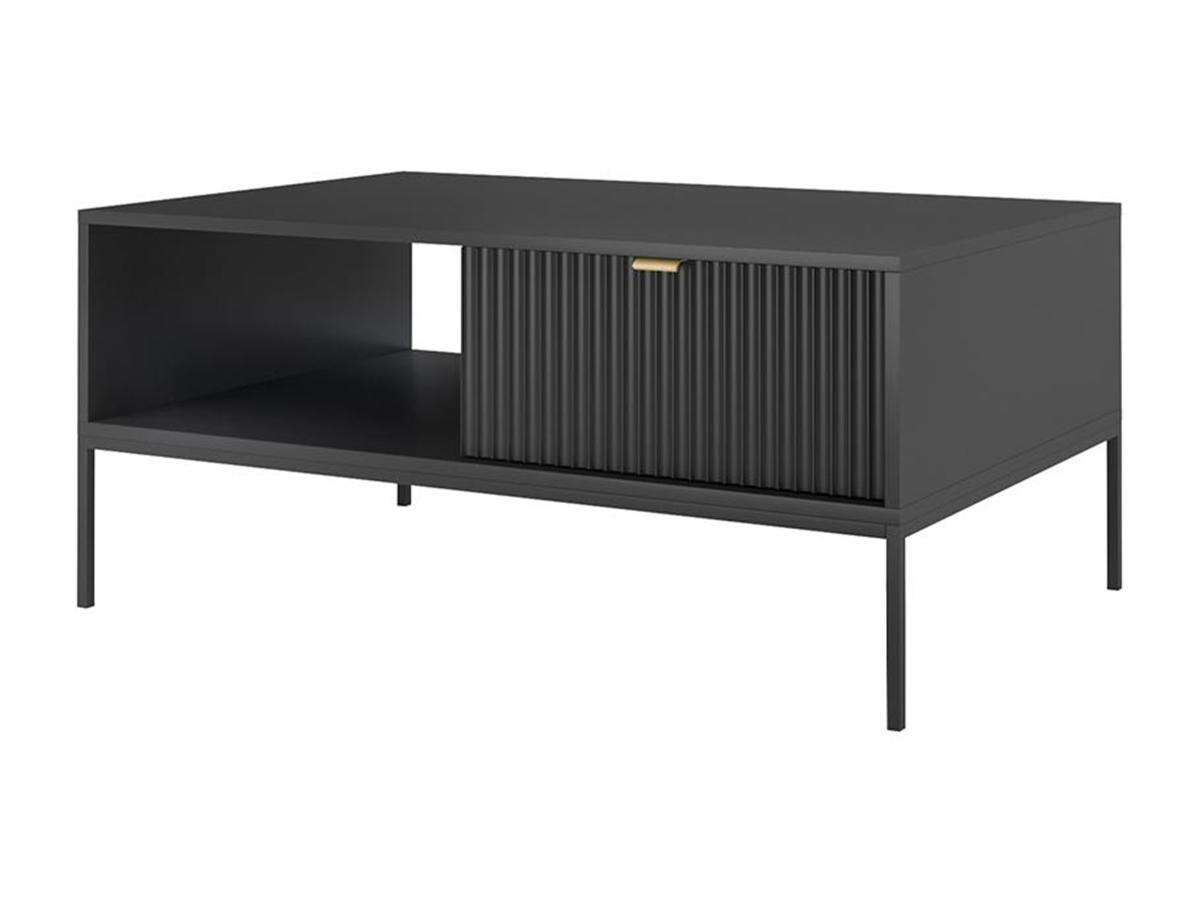 Image of Couchtisch mit 2 Schubladen 1 Ablage LIOUBA Couchtisch mit 2 Schubladen 1 Ablage LIOUBA