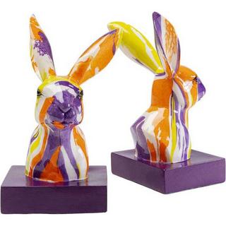 KARE Design  Buchstütze Rabbit Holi (2er-Set) 