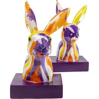 KARE Design  Buchstütze Rabbit Holi (2er-Set) 