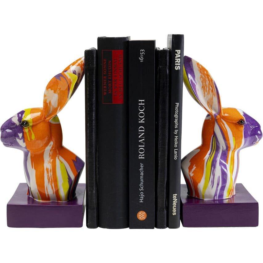 Image of Buchstütze Rabbit Holi (2er-set) Unisex Multicolor ONE SIZE