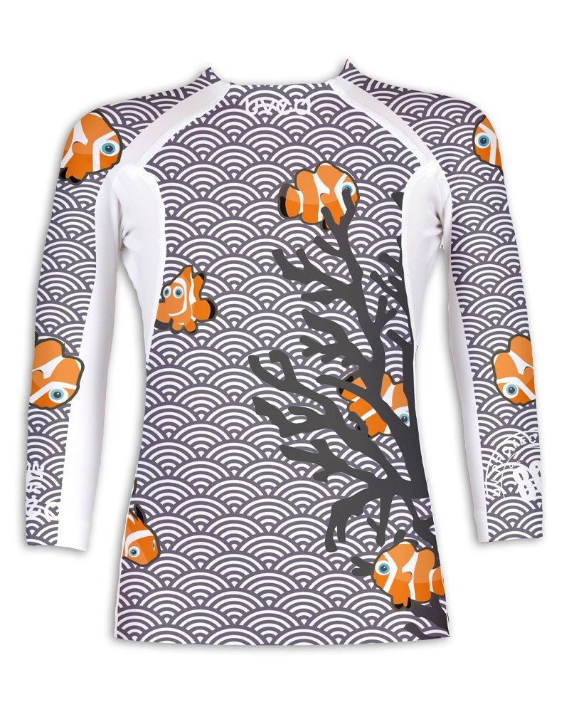 Image of Kinder Upf 80 Badeshirt Indiana Grey Clown Unisex Grau 92-98