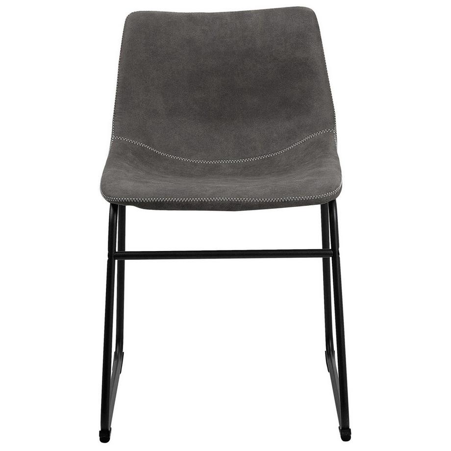 Beliani Set di 2 sedie da pranzo en Tessuto Moderno BATAVIA  