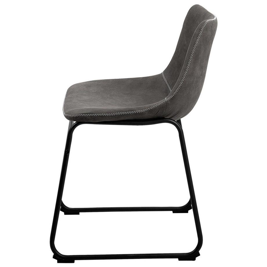 Beliani Set di 2 sedie da pranzo en Tessuto Moderno BATAVIA  