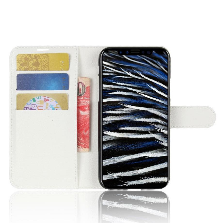 Cover-Discount  iPhone Xs / X - Leder Taschen Etui Hülle Kartenfächer 