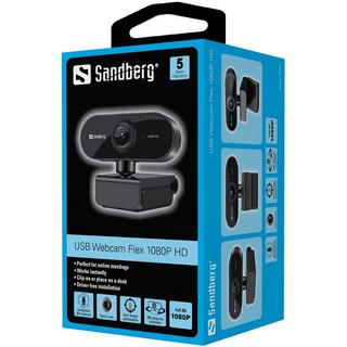 Sandberg  USB Webcam Flex 1080P HD 