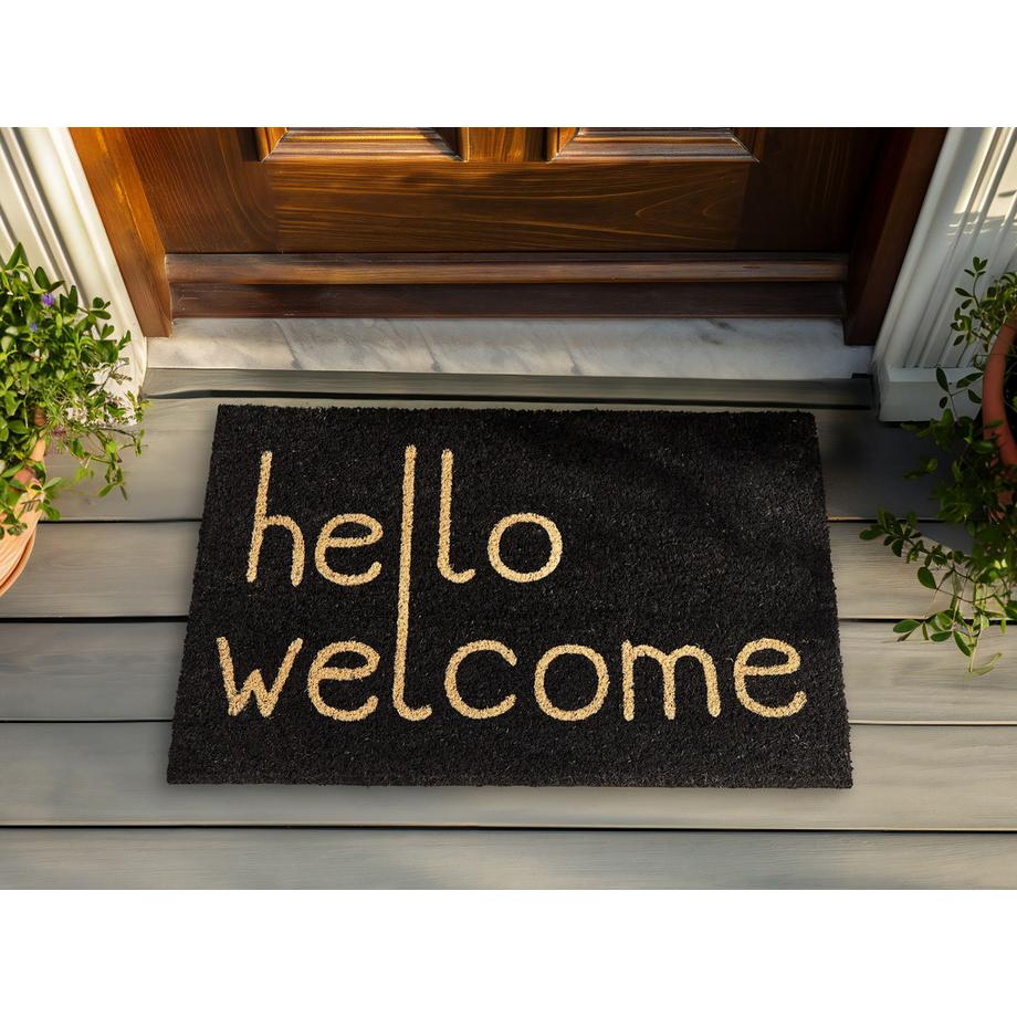 Beliani Tappetino da Ingresso en Fibra di Cocco  FANSIPAN  