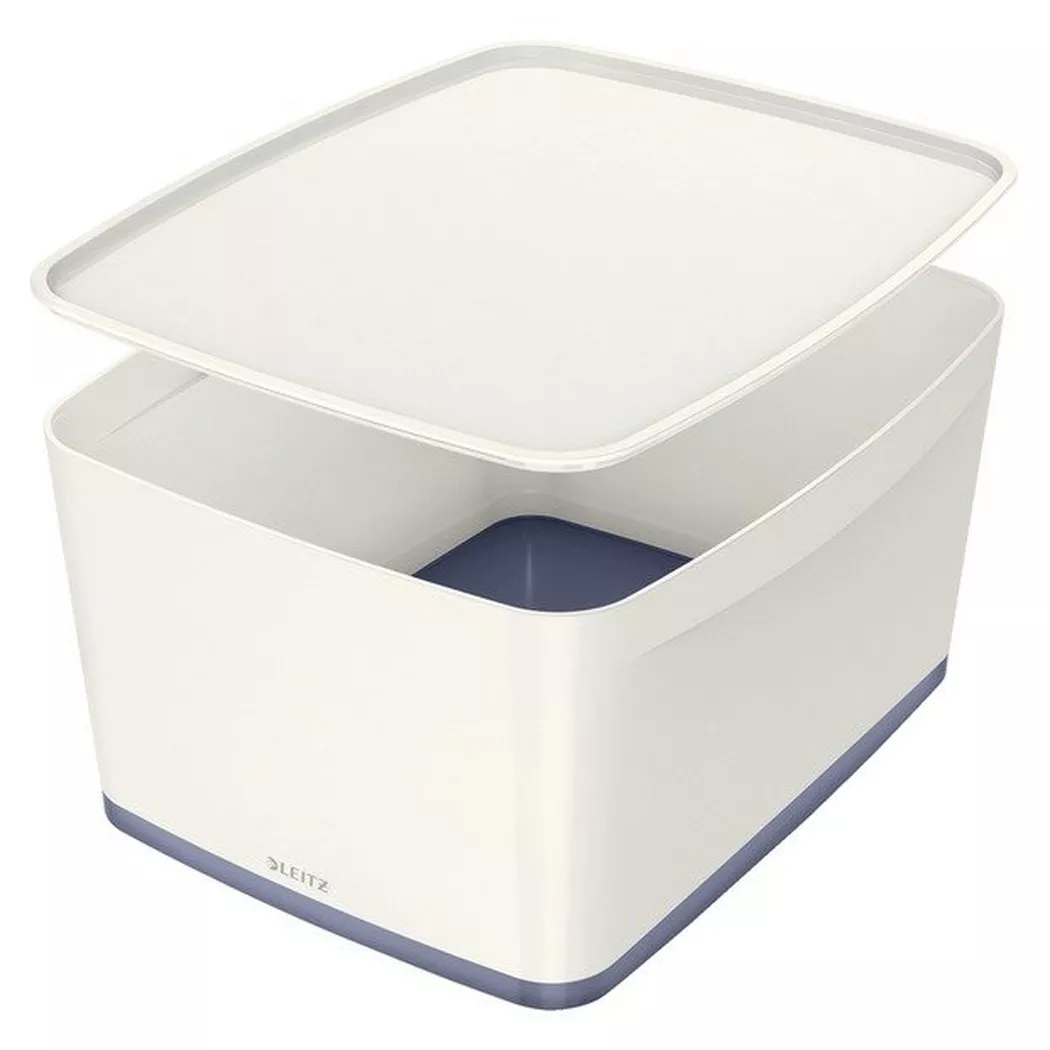 Esselte 5216-10-01 Storage box Rectangular Acrylonitrile butadiene styrene (ABS) Grey, White