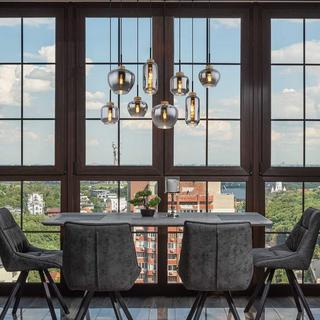 mutoni light Hängeleuchte Matt Metall matt 8xE27  