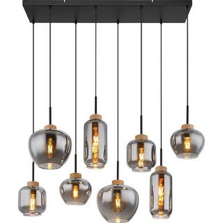 mutoni light Hängeleuchte Matt Metall matt 8xE27  