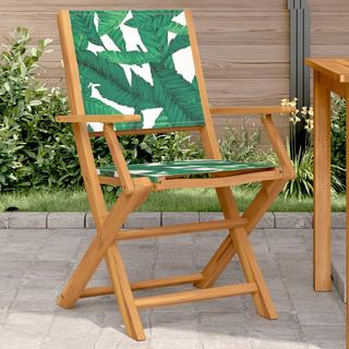 VidaXL Chaise de jardin bois d'acacia  