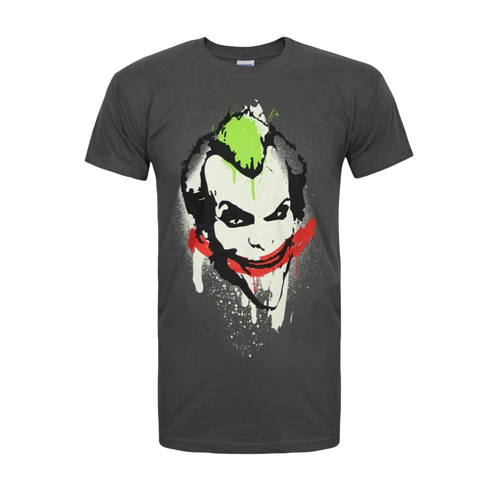 Image of Arkham City Tshirt Herren Charcoal Black XL