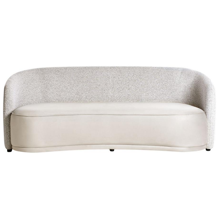 Beliani Canapé 3 places en Tissu  ROSET  