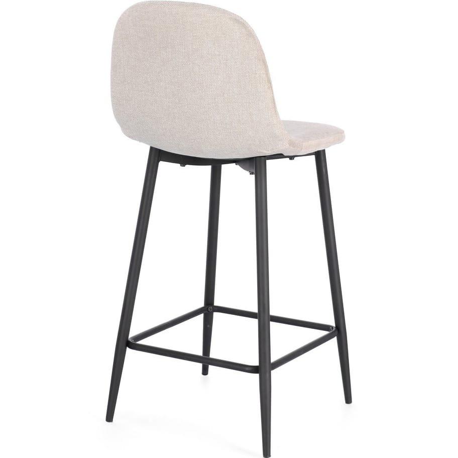 mutoni Tabouret de bar Odelia noir beige  