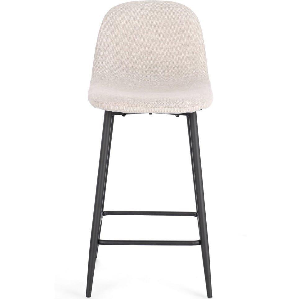 mutoni Tabouret de bar Odelia noir beige  