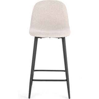 mutoni Tabouret de bar Odelia noir beige  