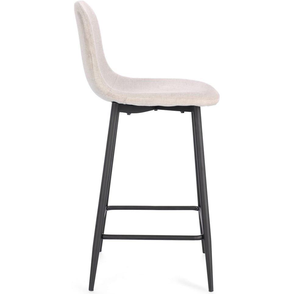 mutoni Tabouret de bar Odelia noir beige  