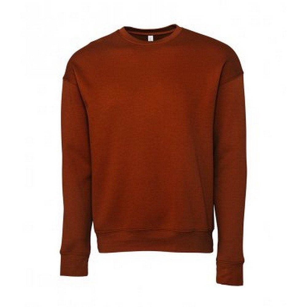 Image of Erwachsene Drop Schulter Sweatshirt Damen Dunkelrot XXL