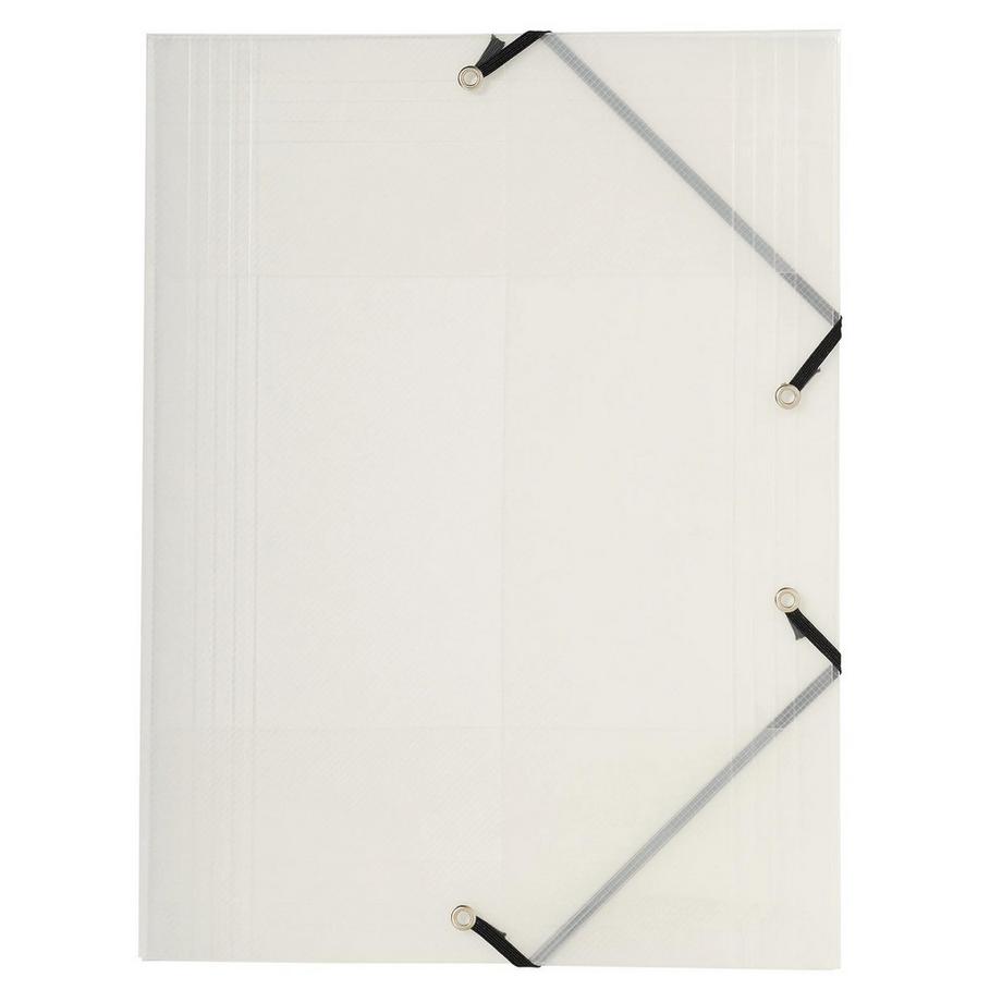 Exacompta Cartella 3 lembi con elastici polipropilene 500 micron Crystal Colours - A4 - x 25  