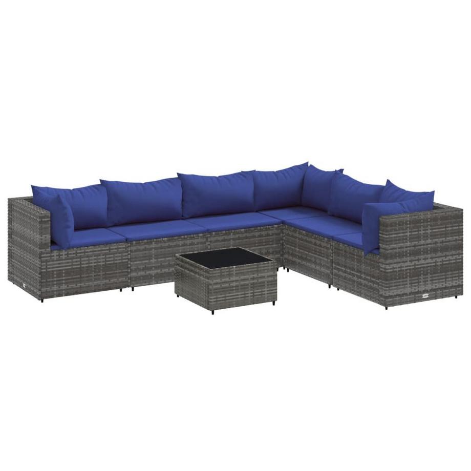 set salotto da giardino Polirattan