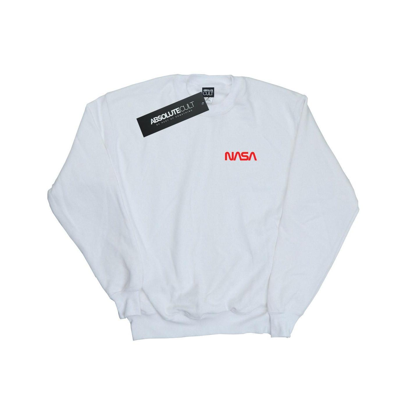 Image of Modern Logo Chest Sweatshirt Damen Weiss XXL