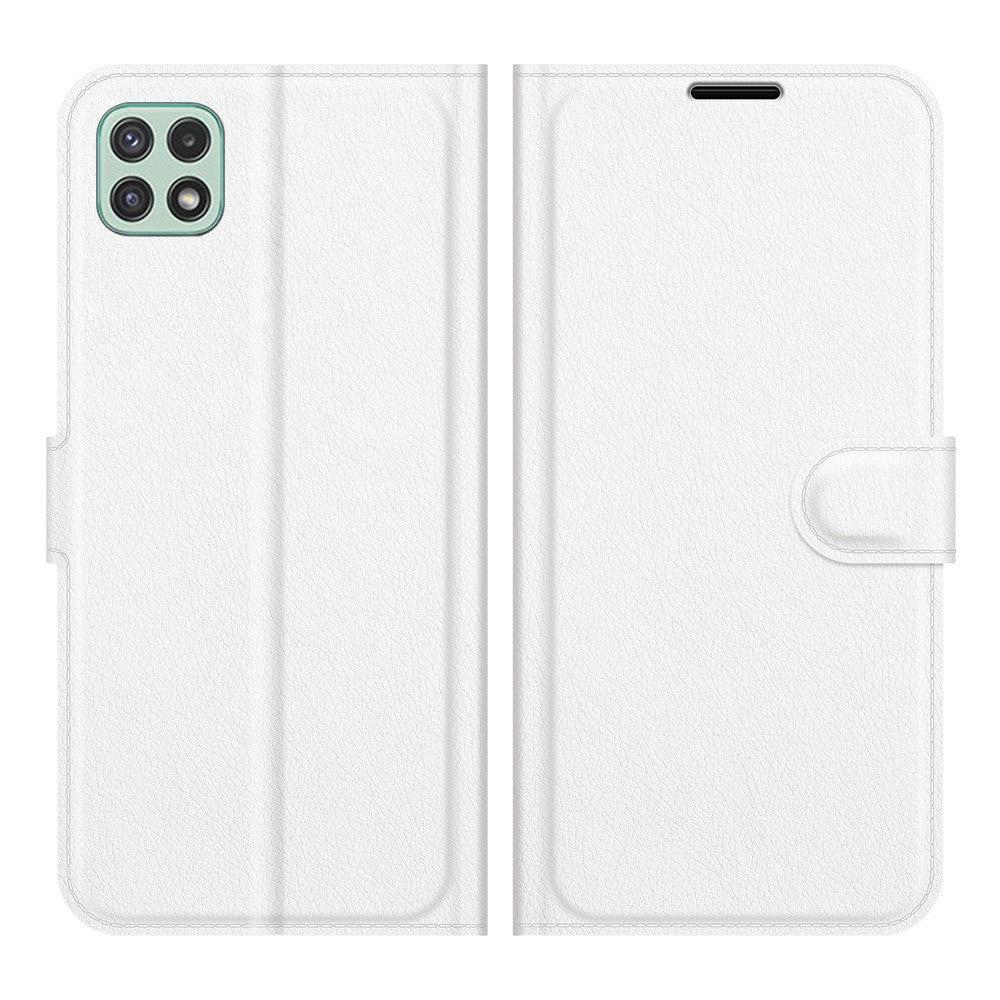 Cover-Discount  Galaxy A22 5G - Leder Etui Hülle 