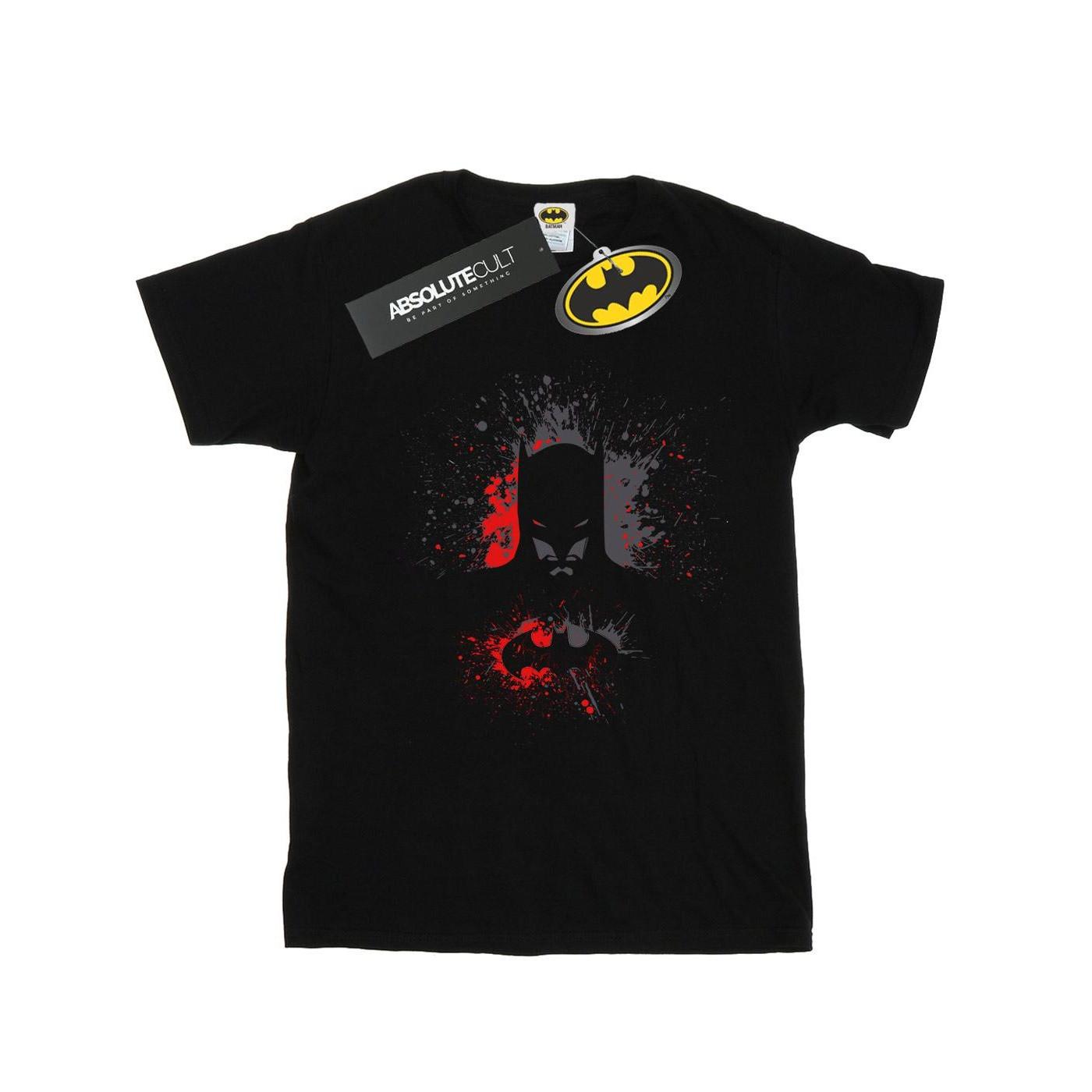 Image of Batman Splash Tshirt Jungen Schwarz 116