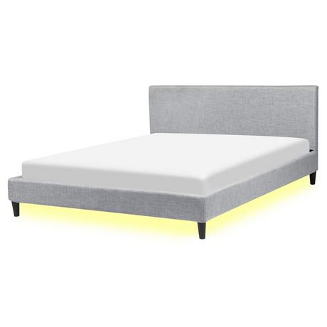 Beliani Letto con LED en Poliestere Moderno FITOU  