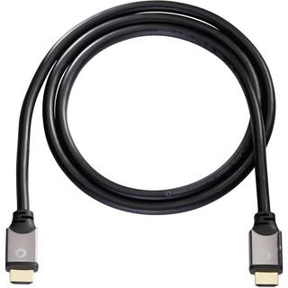 Oehlbach  Black Magic E High Speed HDMI Verbindungskabel mit Ethernet 10 m 