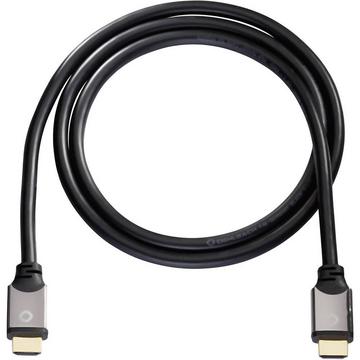 HDMI Cavo Spina HDMI-A, Spina HDMI-A 10.00 m Nero  UHD 4K , Canale di ritorno,