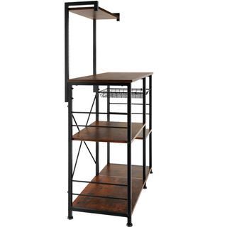Tectake Scaffale da cucina Crawley 90x40x131,5cm  