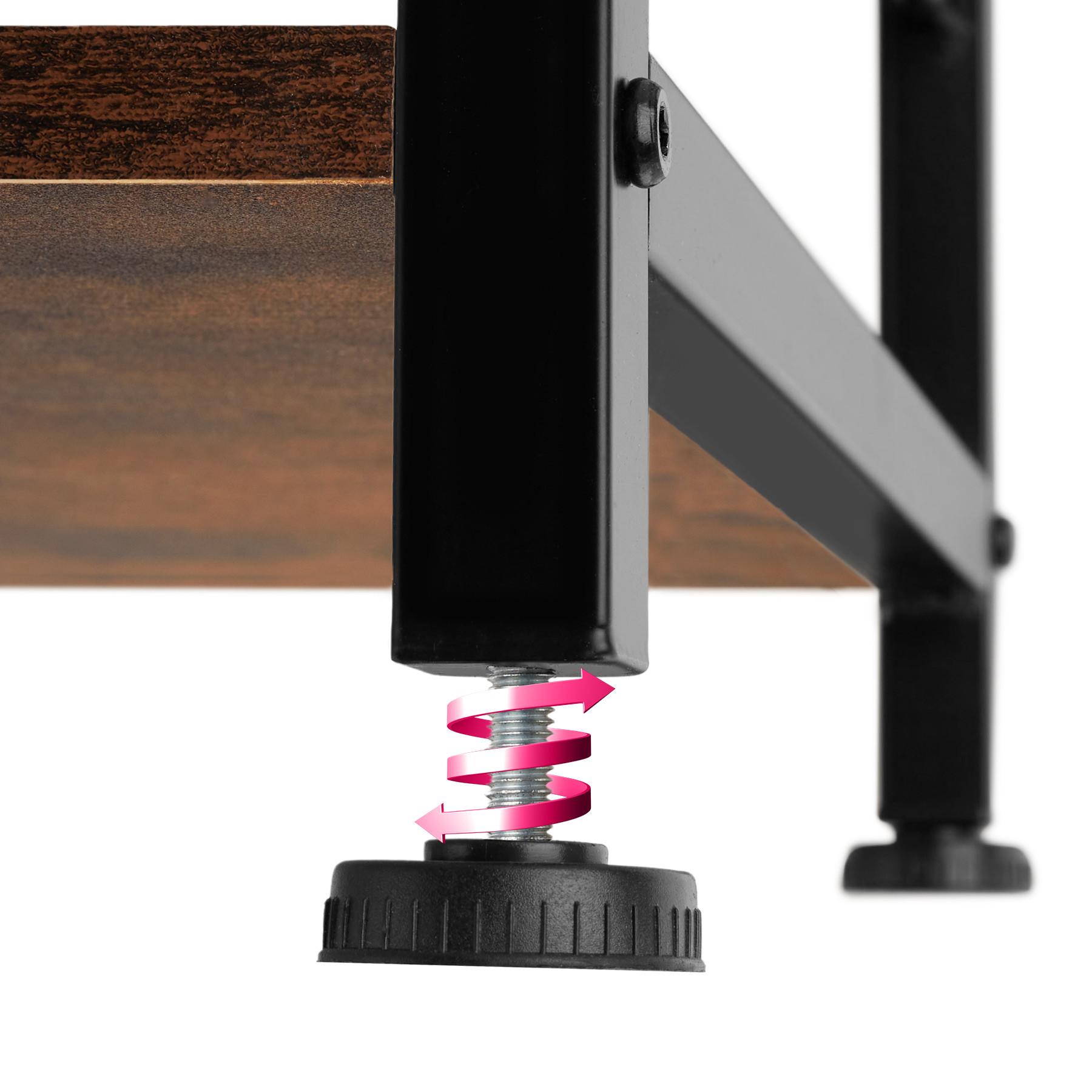 Tectake Scaffale da cucina Crawley 90x40x131,5cm  