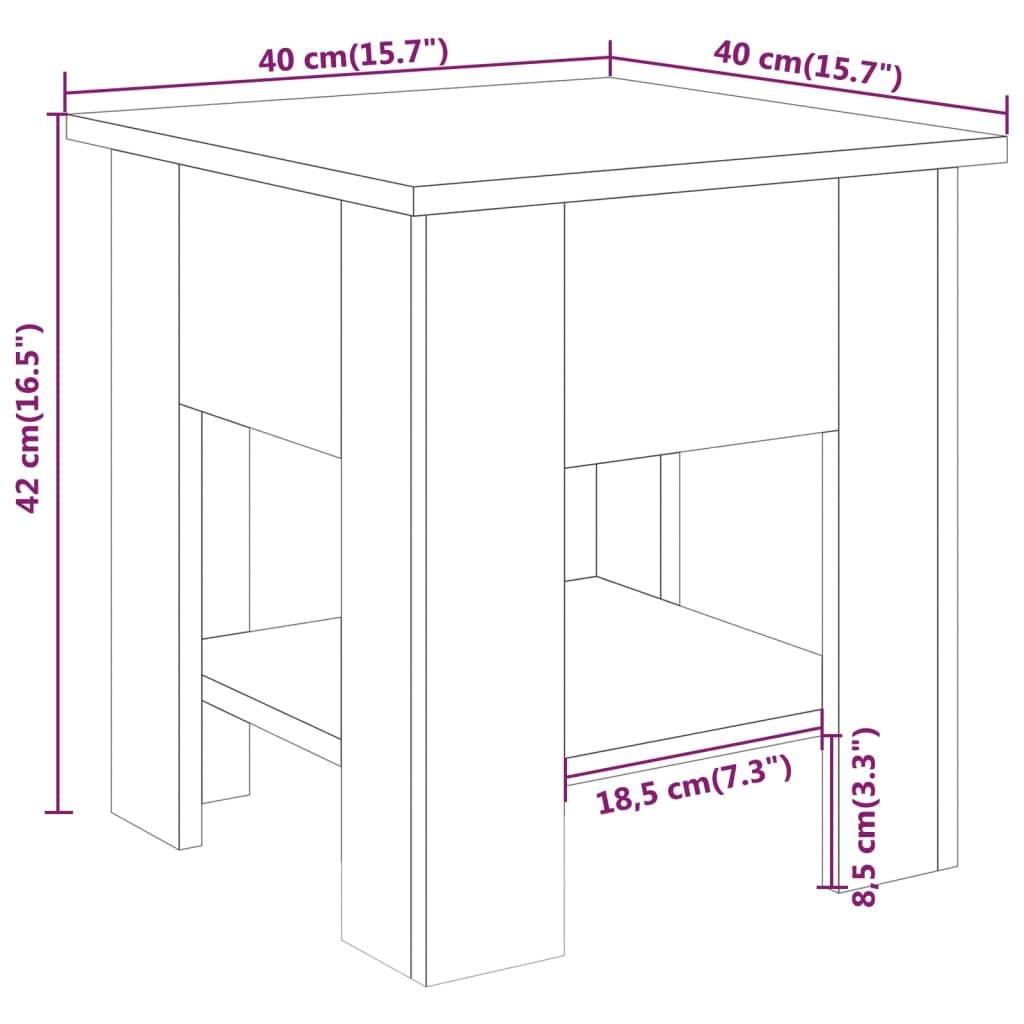 VidaXL tavolino da caffè Legno multistrato  