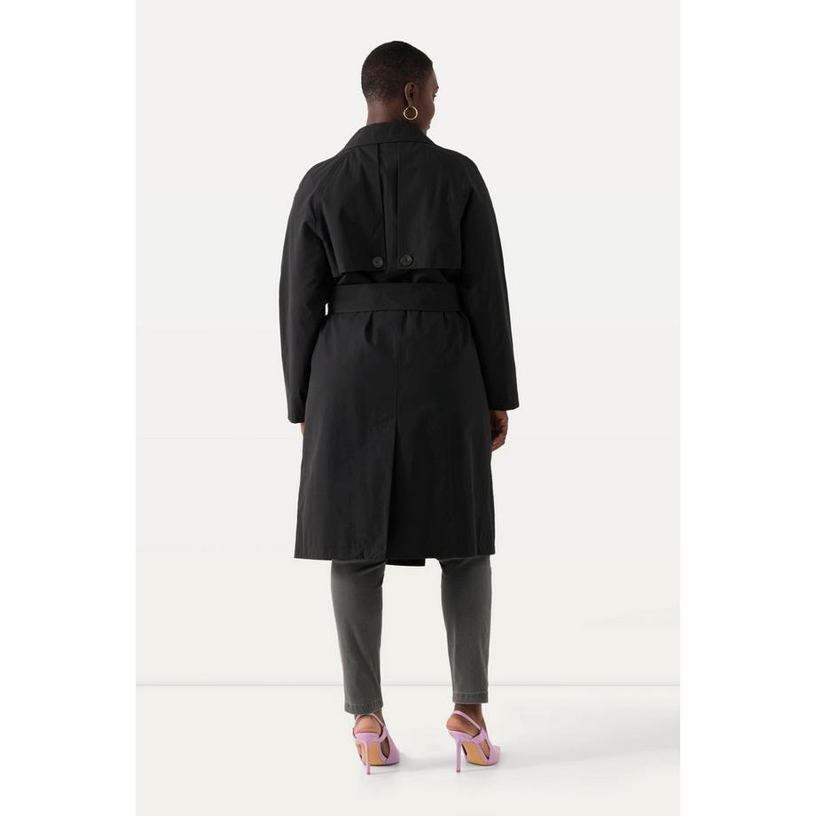 Ulla Popken Trench-coat Col Revers Col  