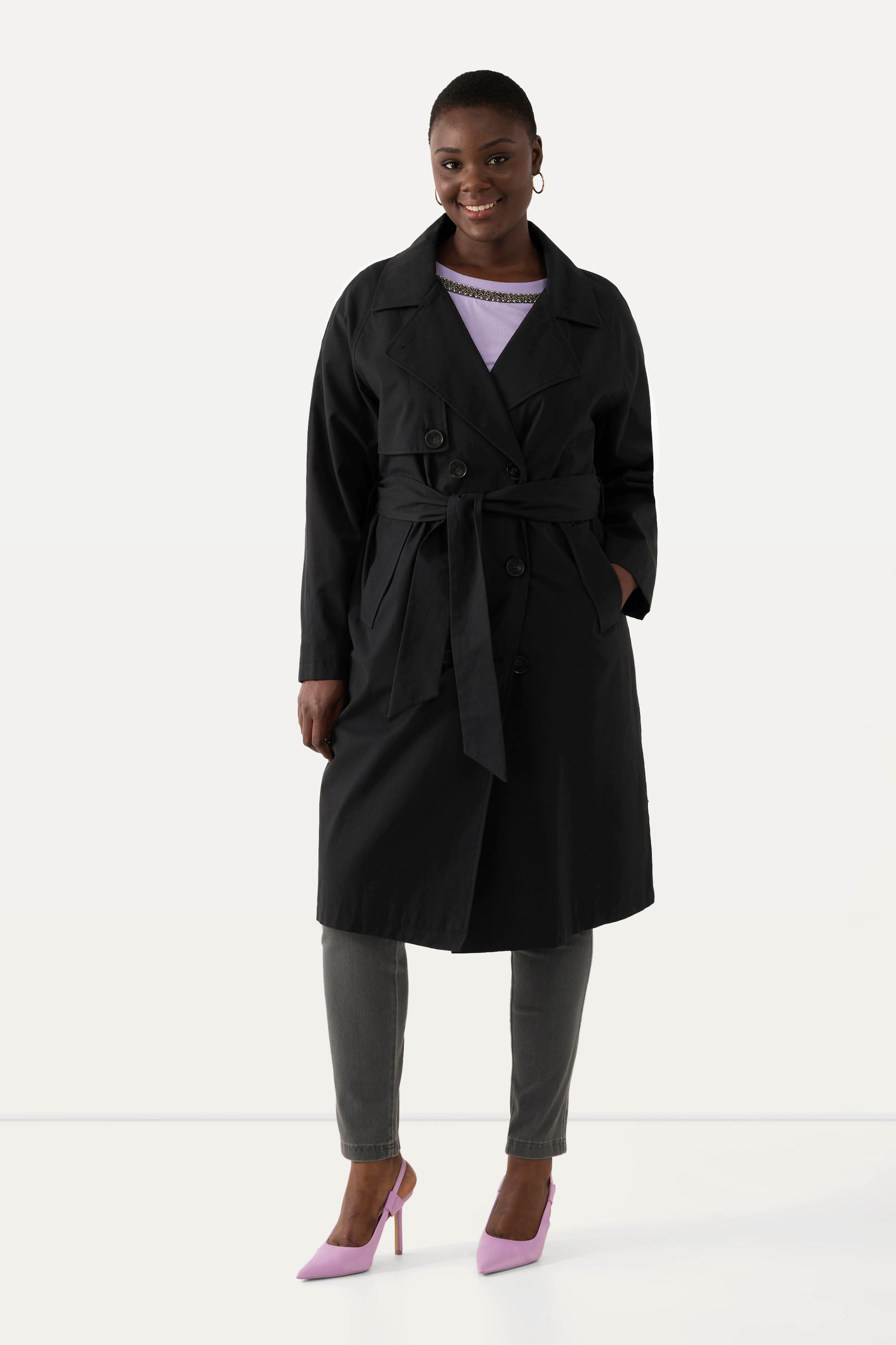 Ulla Popken Trench Revers Farsetto  