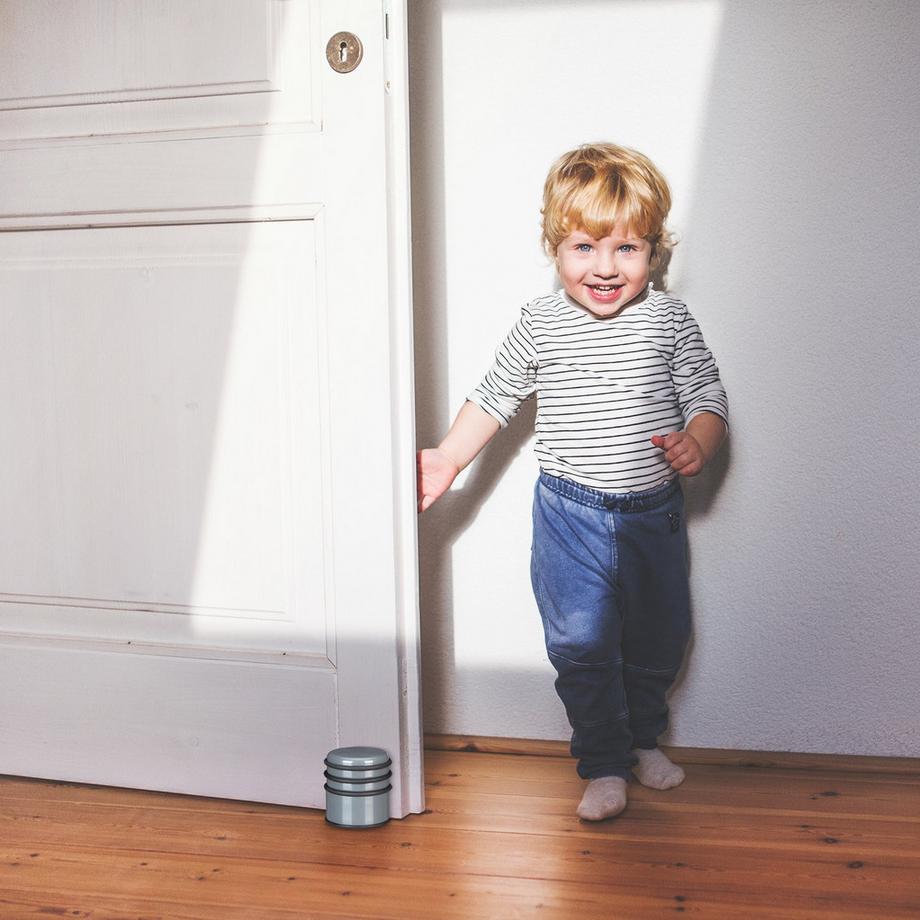 B2X  Butée de porte avec anneaux en caoutchouc 