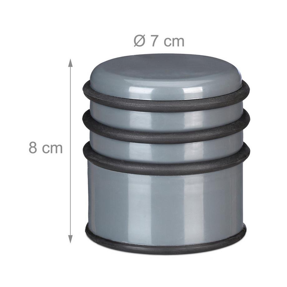 B2X  Butée de porte avec anneaux en caoutchouc 