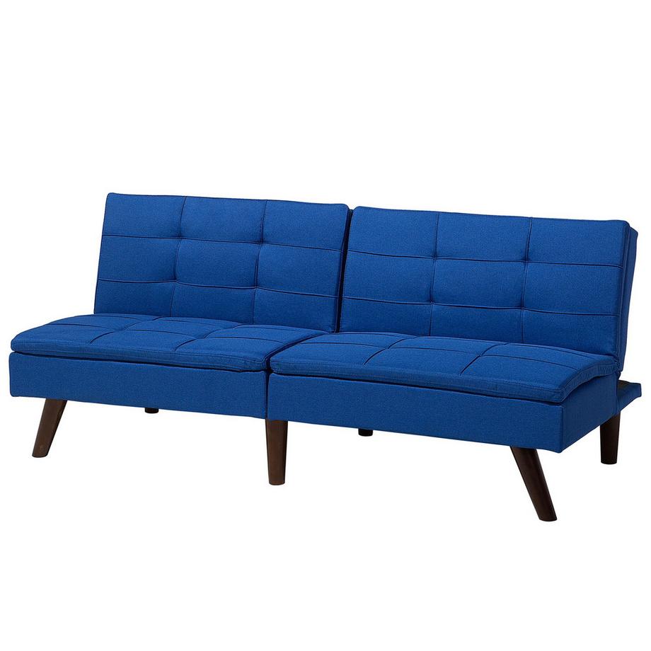 Beliani Schlafsofa aus Stoff Retro RONNE  