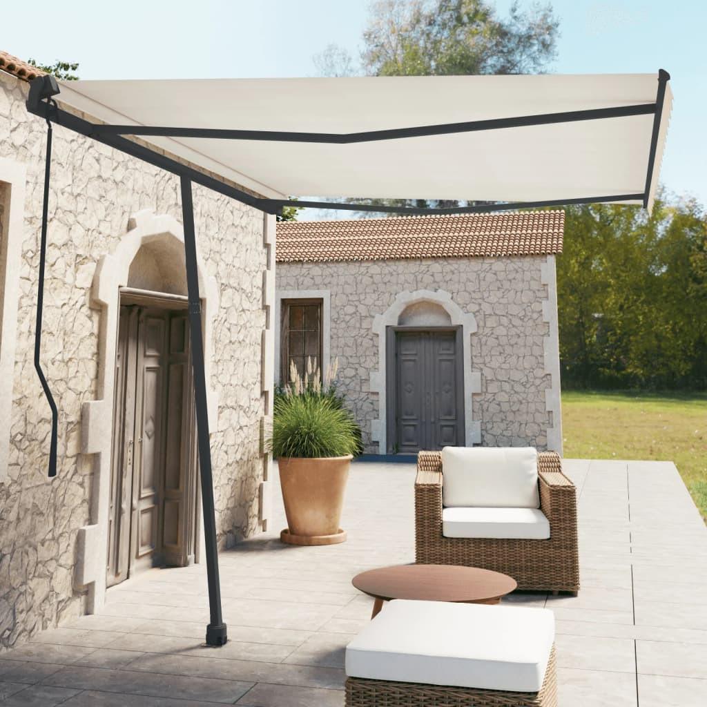 VidaXL set pali per tenda da sole Ferro  