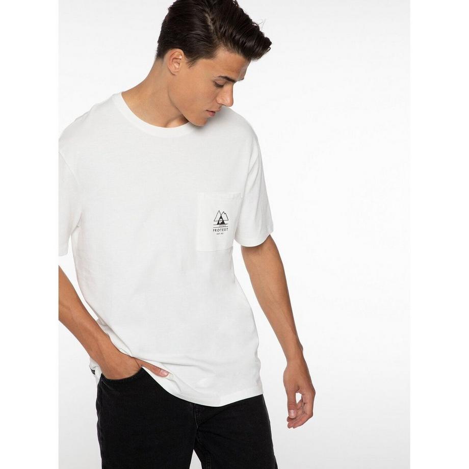 PROTEST Isiah T-Shirt Loose Fit avec Poche Poitrine  