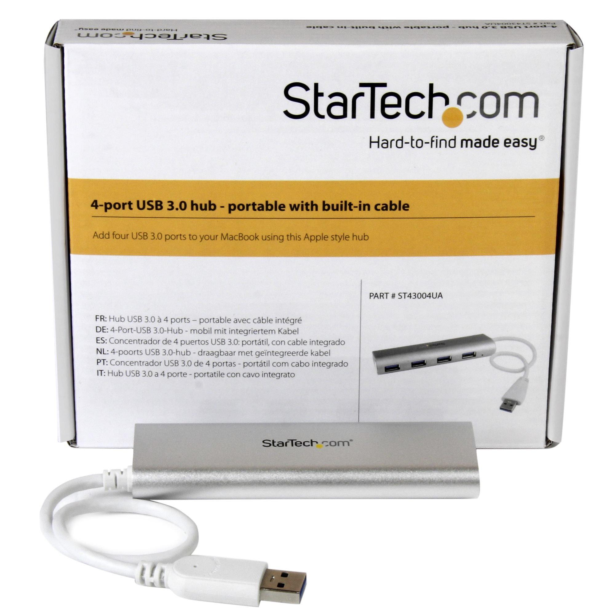 STARTECH  4 PORT PORTABLE USB 3.0 HUB USB3 HUBS 