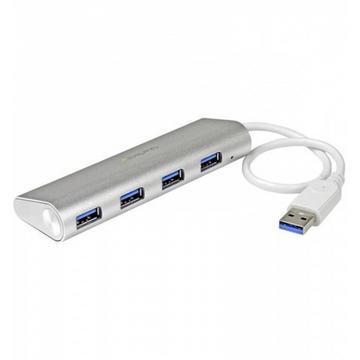 Hub USB a 4 porte, Da USB A a 4 porte USB-A, USB 5Gbps, design robusto, alimentazione via bus, hub USB 3.0 portatile per notebook